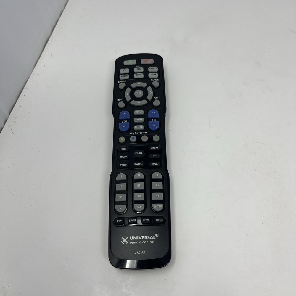 Universal Remote Control URC-A6 Black Genuine Authentic OEM